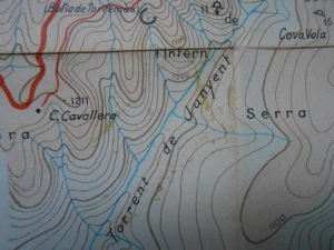 Mapa de localització amb el topònim original